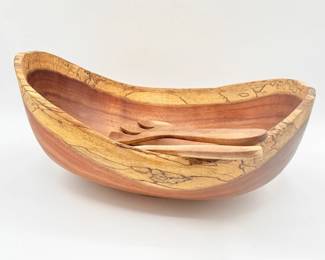 52 NaturalEdgeKoaBowlCraftedbyGeneBuscherSigned