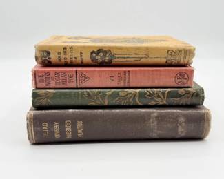 11 AntiqueBookCollectionFrom1900sIncludingTheIliad