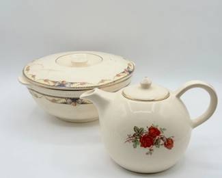 149 VintageUniversalCambridgeCasseroleDishTeaPot