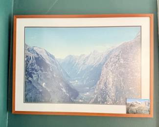197 FramedLandscapePhotoofNewZealandsFiordlandNationalValley