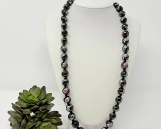25 VintageSmithsonianChinesePorcelainNecklace