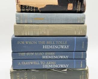 23 VintageBooksIncludingWorksByHemingwayandPlato