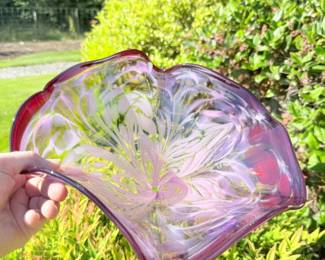 105 ScottChambersHandBlownArtGlassGardenDecor