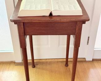30 Antique19thCenturyPrimitiveSchoolmastersDesk