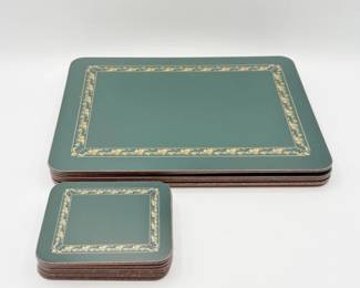 220 JasonPlacematsCoastersAcanthusGreen