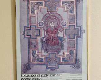130 TreasuresofEarlyIrishArt1500BC1500ADFramedPoster