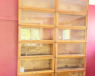 7 AntiqueGlobeWernickeSectionalBookcases
