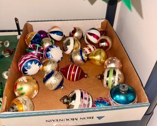 Antique Christmas ornaments