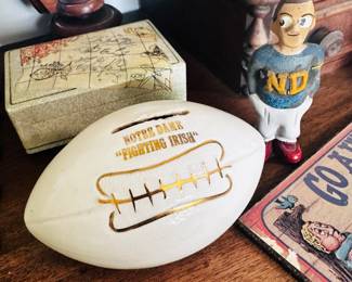 Notre game piggy bank memorabilia