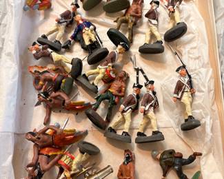 Antique toy soldiers