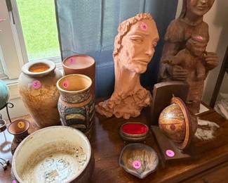 Pottery and decor