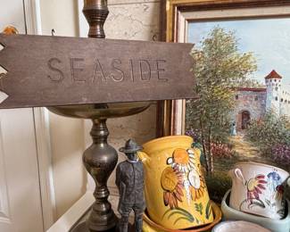 Vintage and modern decor