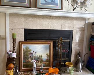 Vintage and modern decor