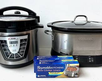 Power Pressure Cooker XL & Calphon Slow Cooker Lot #: 55
