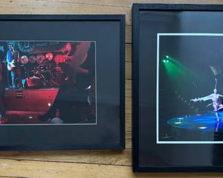 2 Laura Jacobs Original Photos Of Performers: Cirque Du Soleil & Amsterdam Rock Club Lot #: 87