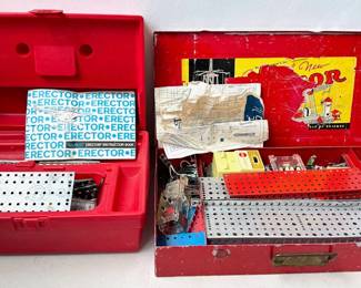 2 Vintage Gilbert Erector Sets Lot #: 67