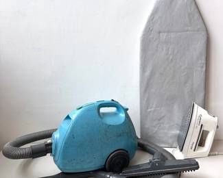 Vintage Kenmore 16 Vacuum Cleaner & Norelco Easy Steam 503 Iron With Ironing Board Lot #: 173