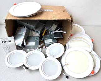 11 Peteme Smart LED Recessed Lighting Ceiling Lights Lot #: 141