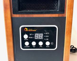  Infrared Dr. Heater Space Heater In Wood Cabinet On Wheels Lot #: 165