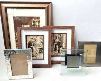 6 New Picture Frames, 2 With Prints Lot #: 112
