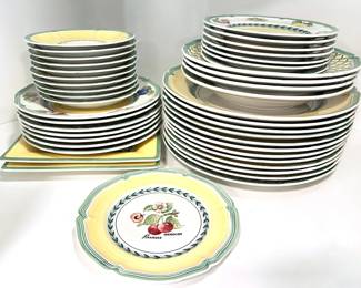 Villeroy & Boch French Garden Florence Dish Set (Over 40 Pieces) Lot #: 48