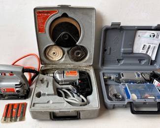 Dremel 3000 With Accessories & Vintage Black & Decker Jigsaw & Drill Lot #: 40