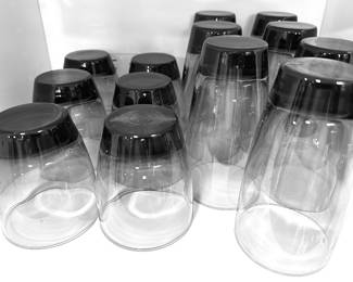 13 Ombre Glasses: High-balls & Tumblers Lot #: 51