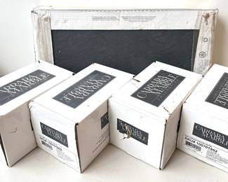Box Floridatile Slate Tiles (12x24) & 4 Boxes Carrara Marble Tiles (3x6) Lot #: 153