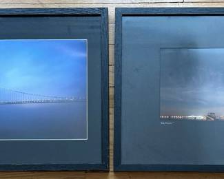4 Laura Jacobs Original Photographs Of Nude With Tapanzee Bridge & Verrazzano Bridge Lot #: 86