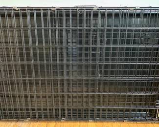 Foldable Large Metal Wire Dog Crate Lot #: 146