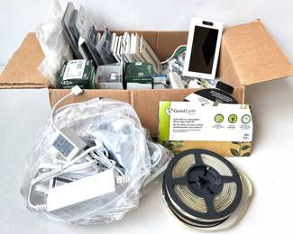 Light Switch Covers, Dimmers & LED Self Adhesive Light Strip Kit Lot #: 143