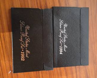 1992 and 1994 United States Mint Silver Proof Sets