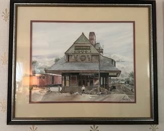 Signed watercolor 