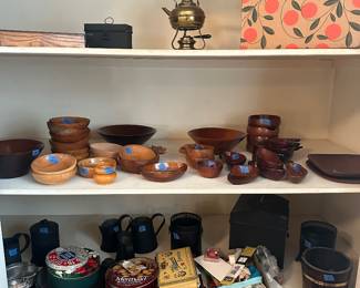 Wooden bowls