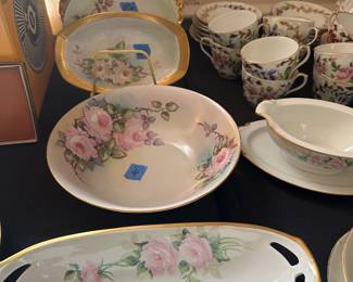 Lots of hand painted roses