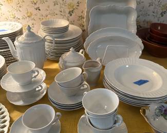 Vintage white china