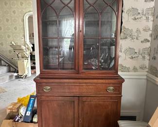 Vintage mahogany china cay