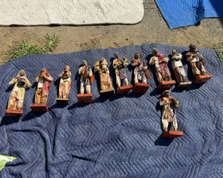 Lot 37: Paper Machete Figures