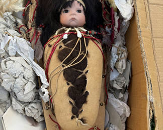 Lot 12: Buffalo Hair Doll