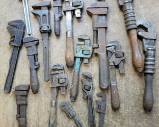 Lot 110: Monkey And Pipe Wrenches