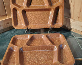 Lot 44: Military Hospital Food Trays.