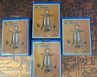Lot 26: Brass Bells With Anchors
