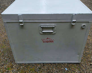 Lot 119: Large Aluminum Storage Box, Vented