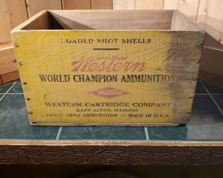 Lot 42: Western Ammunition Box.