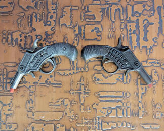 Lot 16: Antique American Bull Dog Cap Guns.