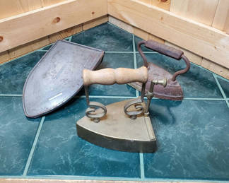 Lot 61: Brass Slug Iron And Other Items