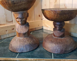 Lot 83: African Stools