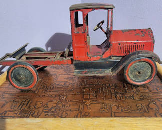 Lot 3: Antique Pressed Steel Truck