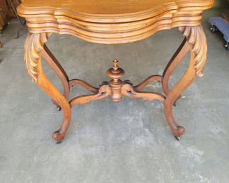 Lot 97: Antique Gaming Table, See Description.