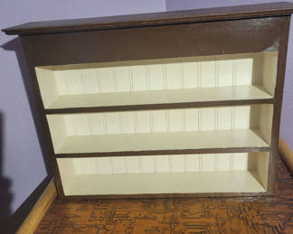 Lot 24: Knick Knack Shelf #2 With Secret Storage.